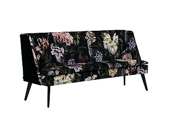 Hygge von Werther Sofa Sonderpreis mit floralem Veloursbezug