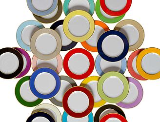 Teller Sous le Solail in allen Farben 