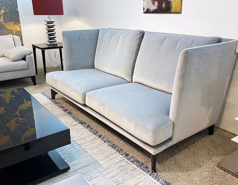 Polo Lounge Sofa und Hocker von Bielefelder Werkstätten zum Sonderpreis  