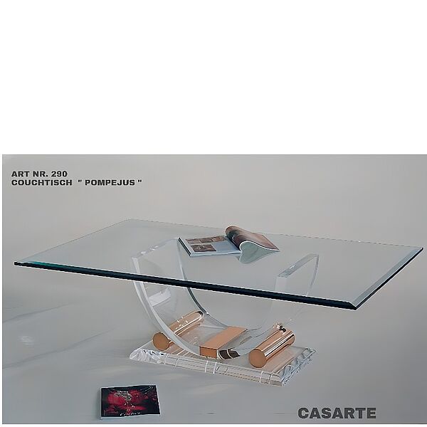 Casarte Acryltisch mit vergoldeten Teilen
